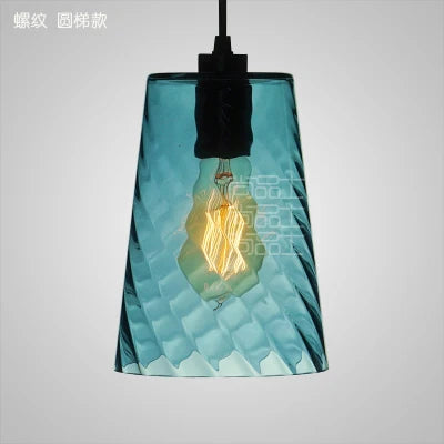 مصباح تعليق DecorBites™ الزجاجي بتقنية LED: إضاءة معلقة بتصميم نورديك عصري للمنزل أو المقهى أو البار