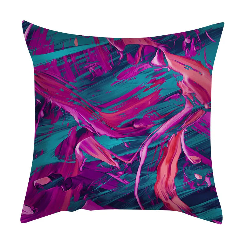 DecorBites™ Abstract Ink Marbling Cushion Cover - Sofa Car Seat Home Decoration