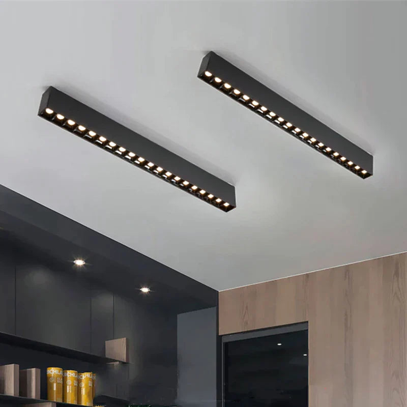 DecorBites™ مصباح شبكي خطي LED: إضاءة سقف عصرية تثبت على السطح للمنزل، 110 فولت/220 فولت