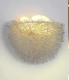 DecorBites™ Bird's Nest LED Wall Lamp with 3D Birds Art - Decorative Novelty Wall Light