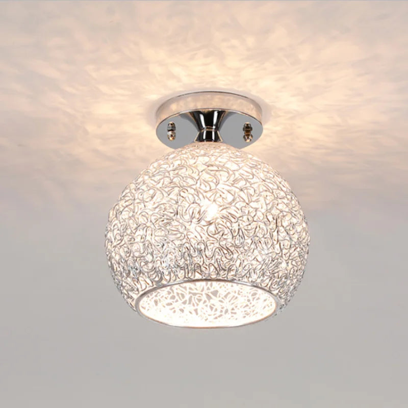 DecorBites™ Glass Ball LED Ceiling Lights for Home Decor and Minimalist Living Rooms