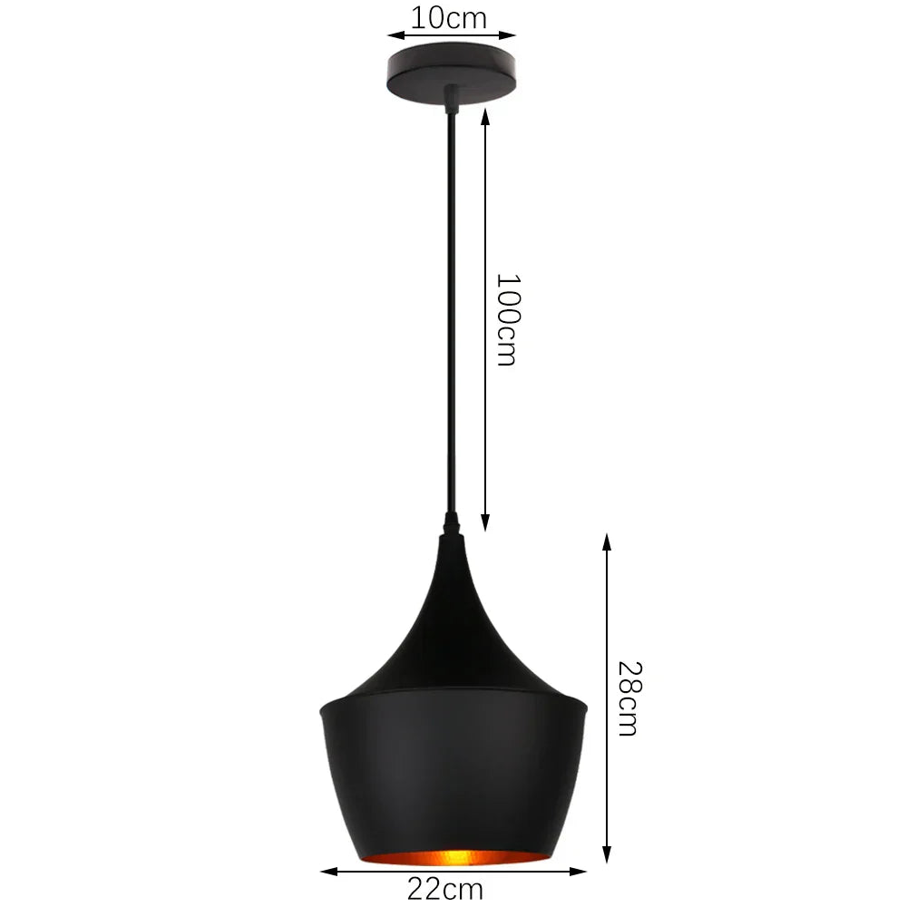 DecorBites™ Industrial Aluminium Pendant Lights Chandelier for Home Living Room Kitchen Bedroom