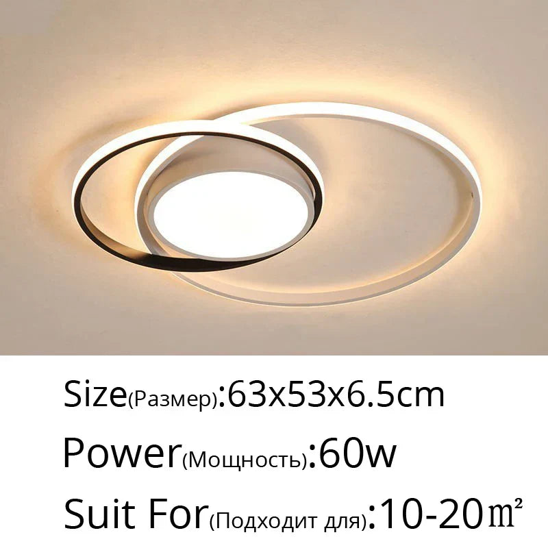 DecorBites™ LED Ceiling Light: Modern Home Lighting Fixture for Living, Dining, Bedroom