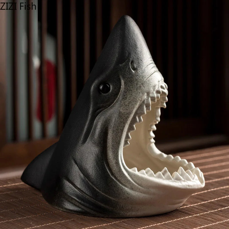 DecorBites™ Creative Shark Storage Ashtray for Home and Office Decoration