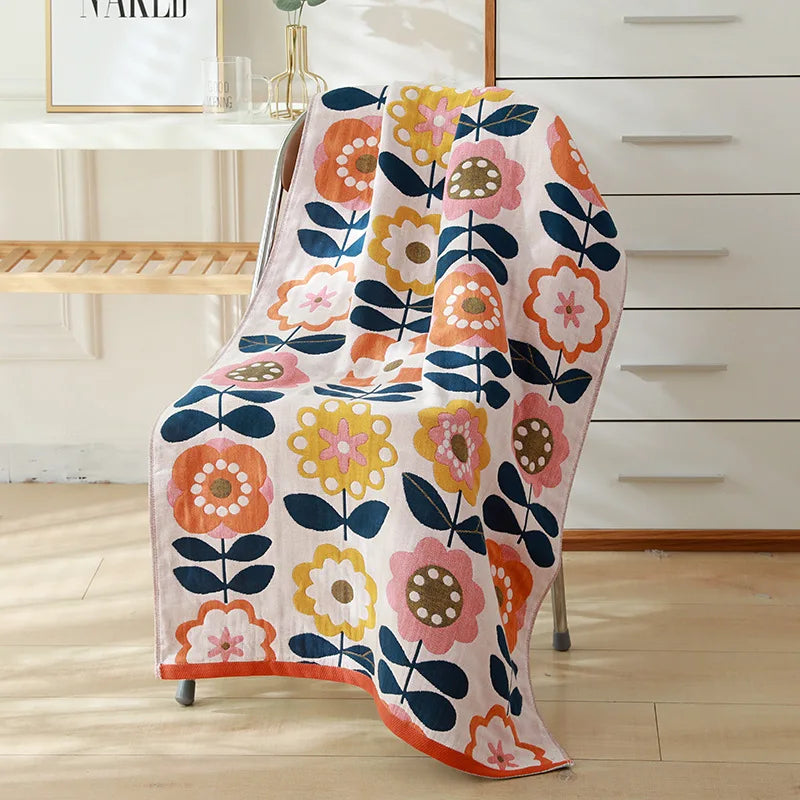 DecorBites™ Cotton Gauze Bath Towel -different styles