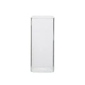 DecorBites™ 370ml Transparent Glass Square Tea Milk Cup - Temperature Resistant Juice Cup