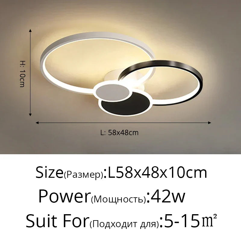 DecorBites™ LED Chandeliers for Bedroom Dining Living Room Hall Indoor Lighting