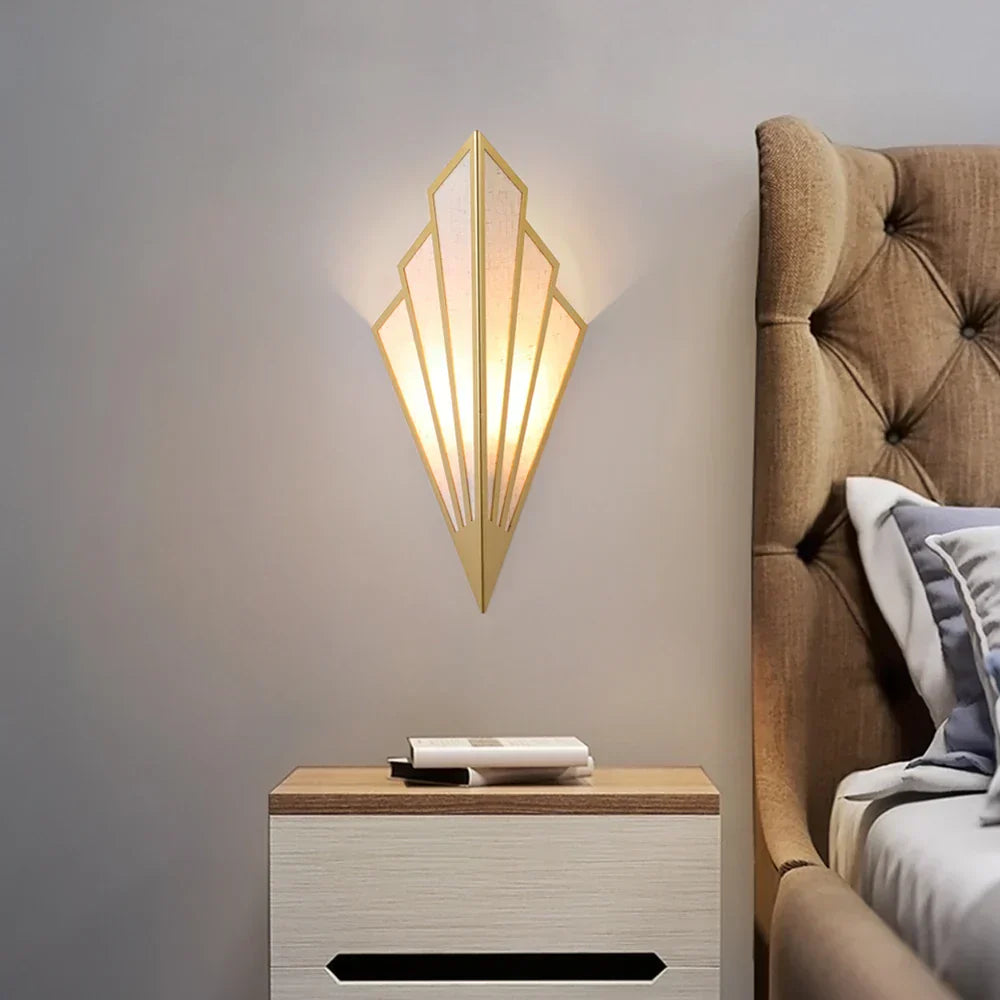مصباح حائط بمروحة LED من DecorBites™ للإضاءة الداخلية - E14 5W
