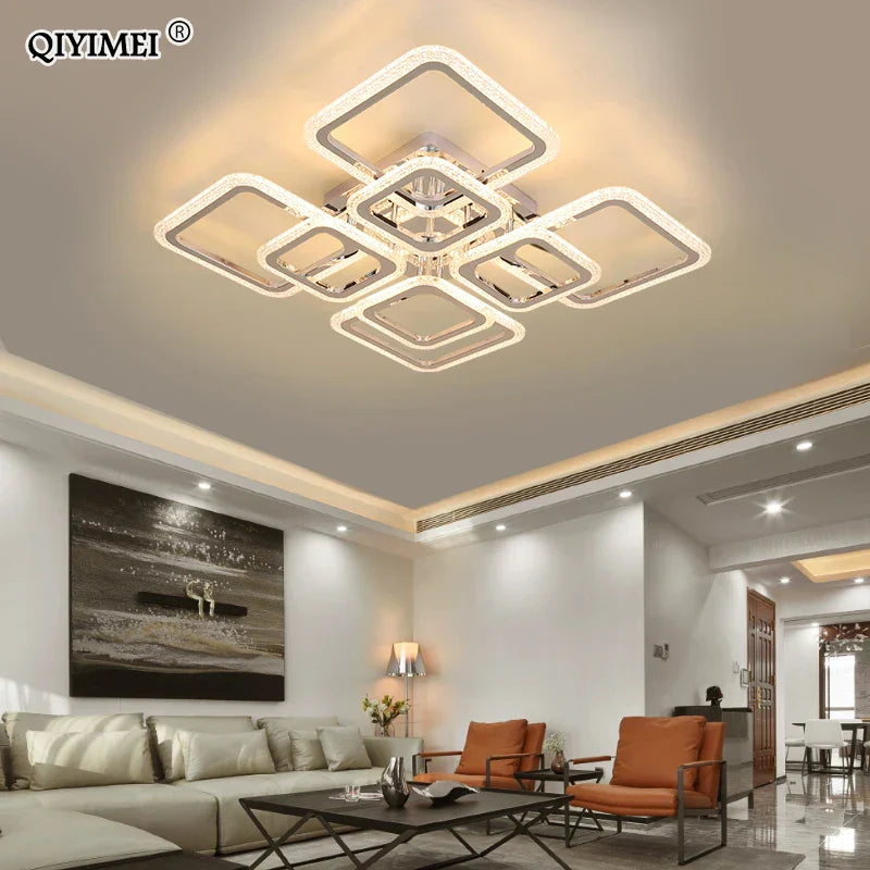 ثريا DecorBites™ LED: إضاءة داخلية قابلة للتعتيم بالريموت لغرفة النوم والمطعم وغرفة المعيشة