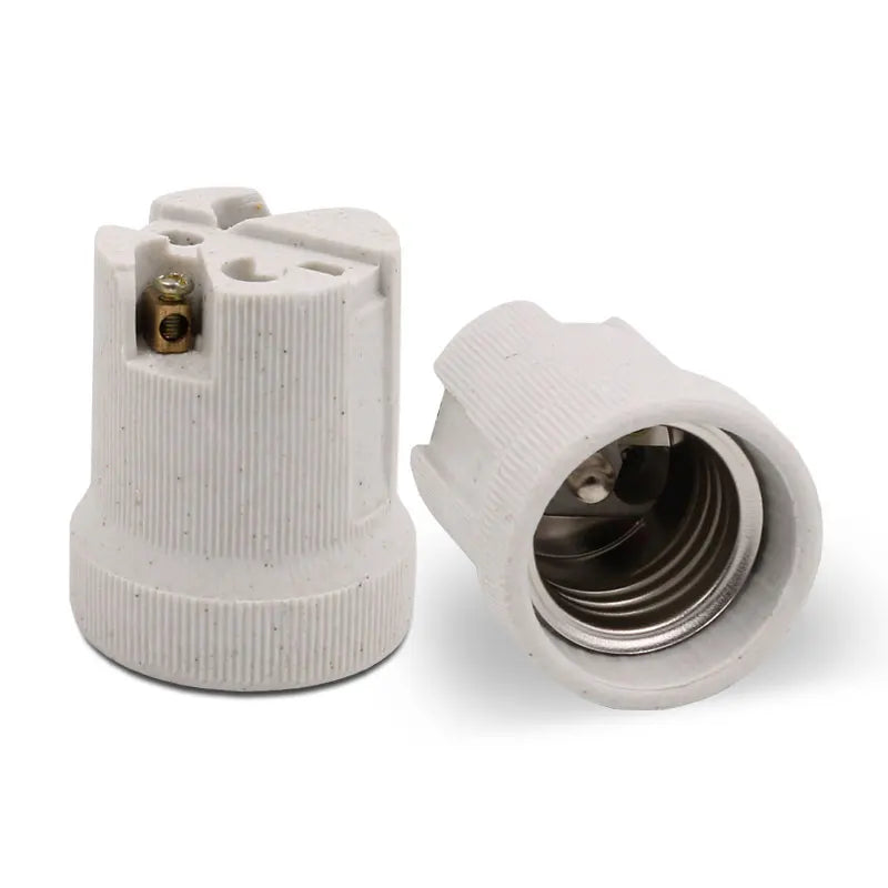 DecorBites™ Creamic E27 Socket Lamp Holder - High Quality Lighting Accessory
