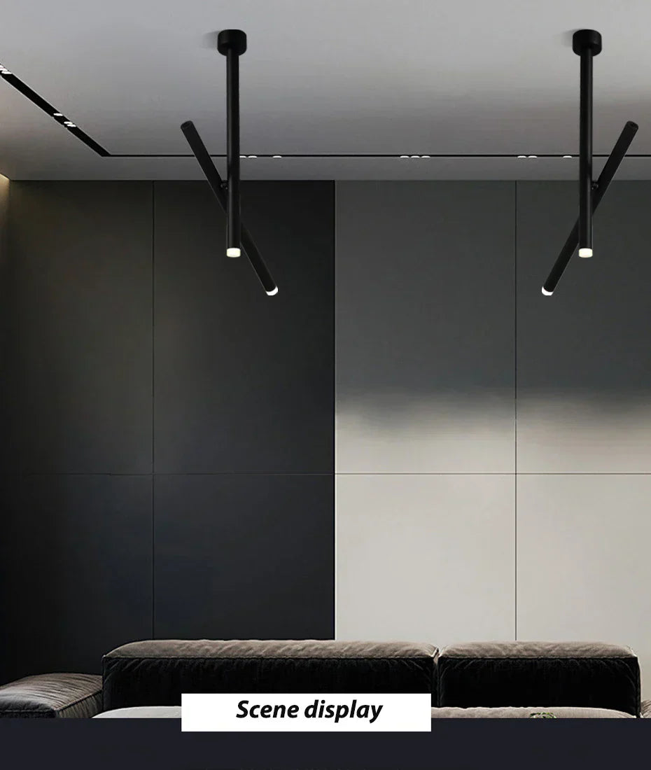 DecorBites™ Adjustable Double Angle LED Ceiling Spotlights for Kitchen, Dining Room, Bar, Shop