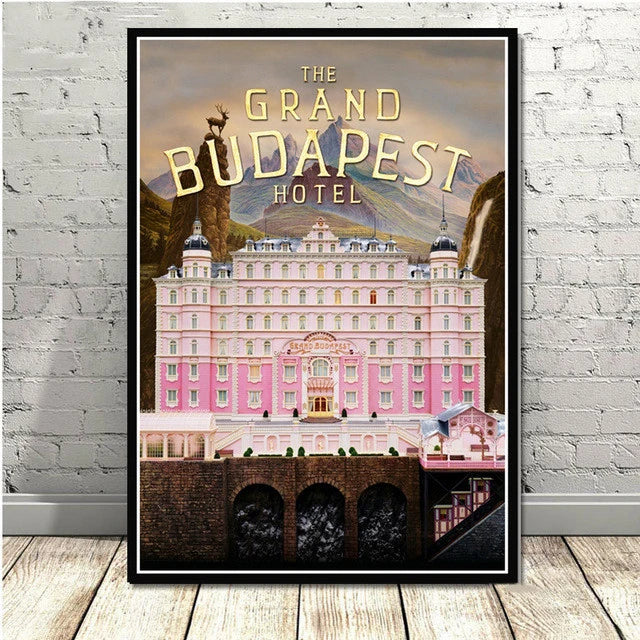 DecorBites™ Grand Budapest Hotel Minimalist Wall Poster for Stylish Home Decor