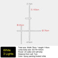مصباح حائط DecorBites™ LED بإضاءة خلفية لديكور المنزل - إضاءة داخلية على شكل شريط طويل