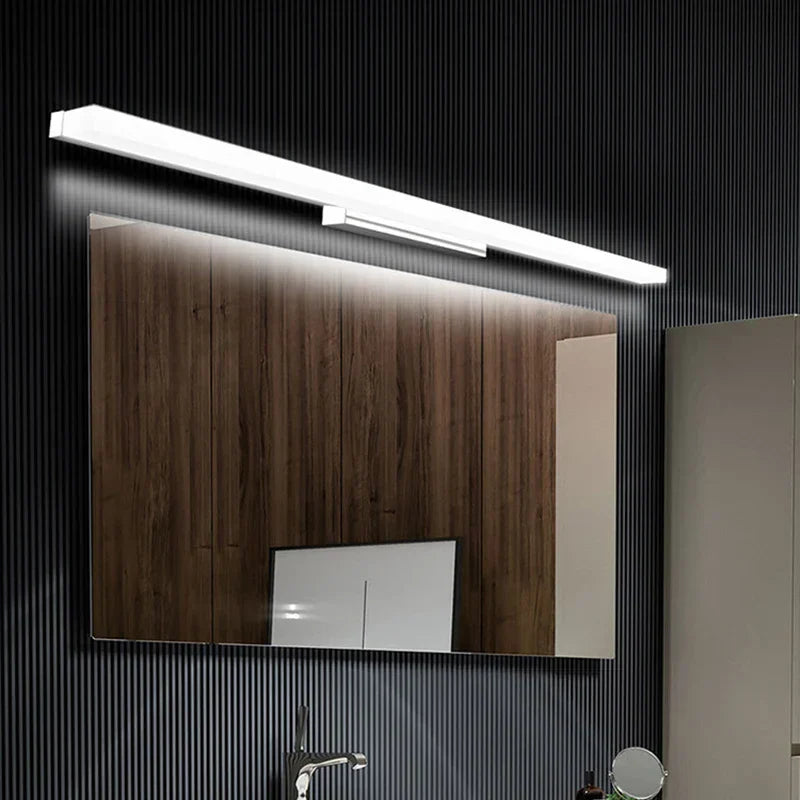 مصباح حائط LED أكريليك من DecorBites™ للحمام وغرفة النوم، تصميم بسيط وعصري، شمعدانات مضادة للضباب