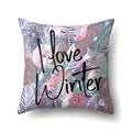 DecorBites™ Green Tropical Leaves Pillow Cover - Four Season Landscape Decor