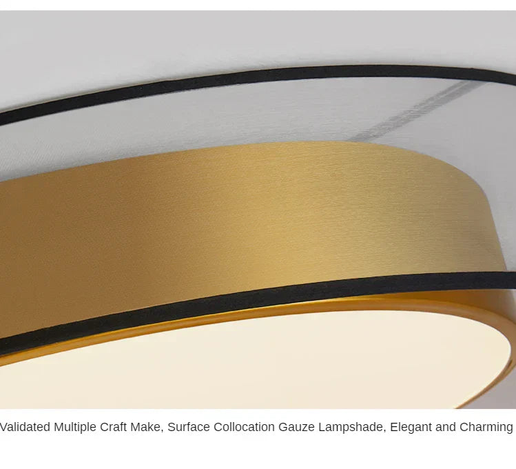DecorBites™ LED Ceiling Light: Minimalist Nordic Round Lighting Fixture for Living Room, Bedroom, Dining Room
