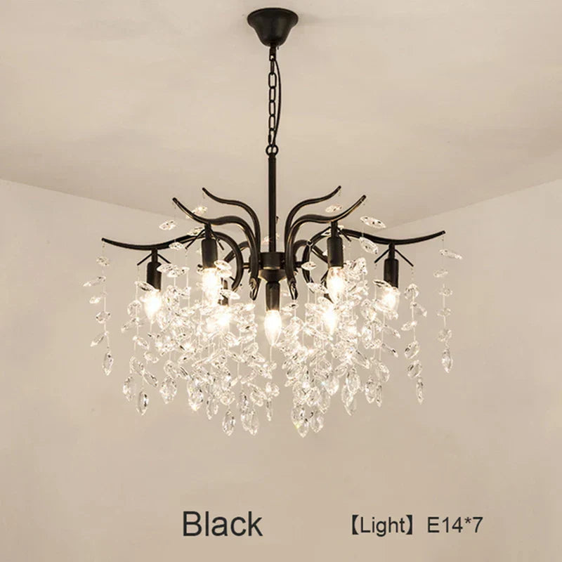 ثريا كريستال LED من DecorBites™: إضاءة داخلية فاخرة للمنزل والمطبخ وغرفة المعيشة