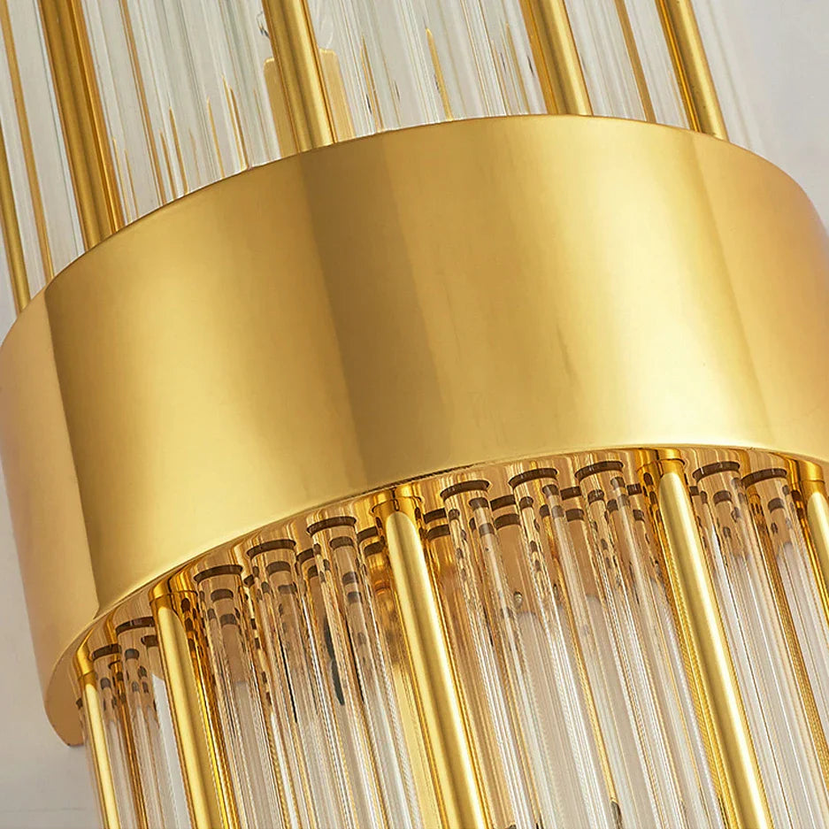 DecorBites™ Gold Black LED Wall Sconce Light for Bedroom Corridor