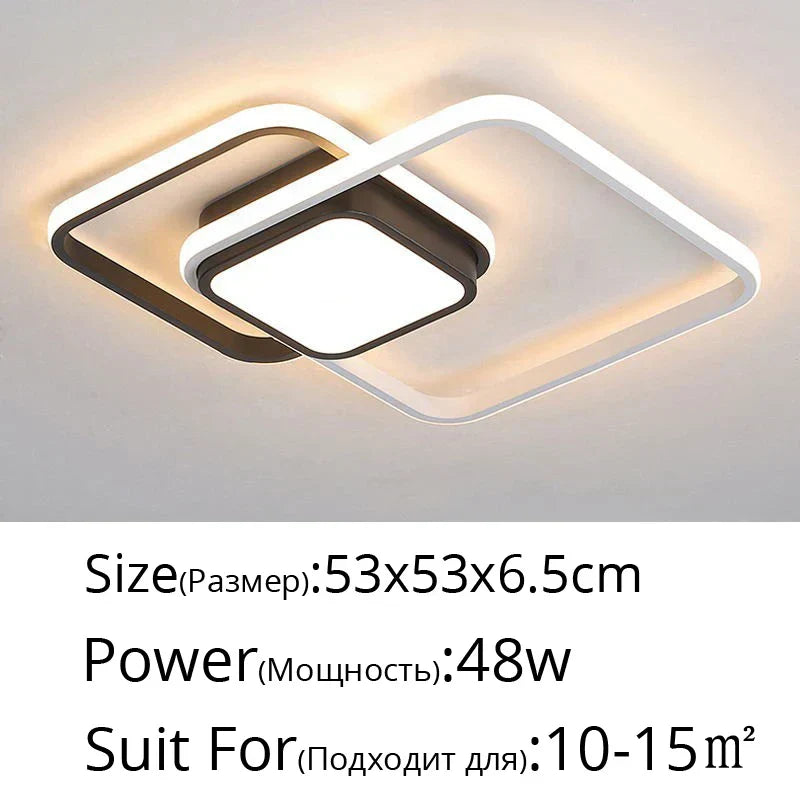 DecorBites™ LED Ceiling Light: Modern Home Lighting Fixture for Living, Dining, Bedroom