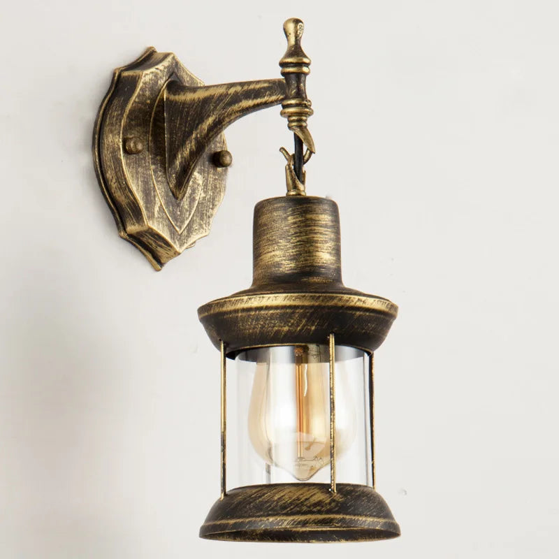 DecorBites™ Industrial Glass Wall Lamp for Bar Cafe Bedroom Home Design
