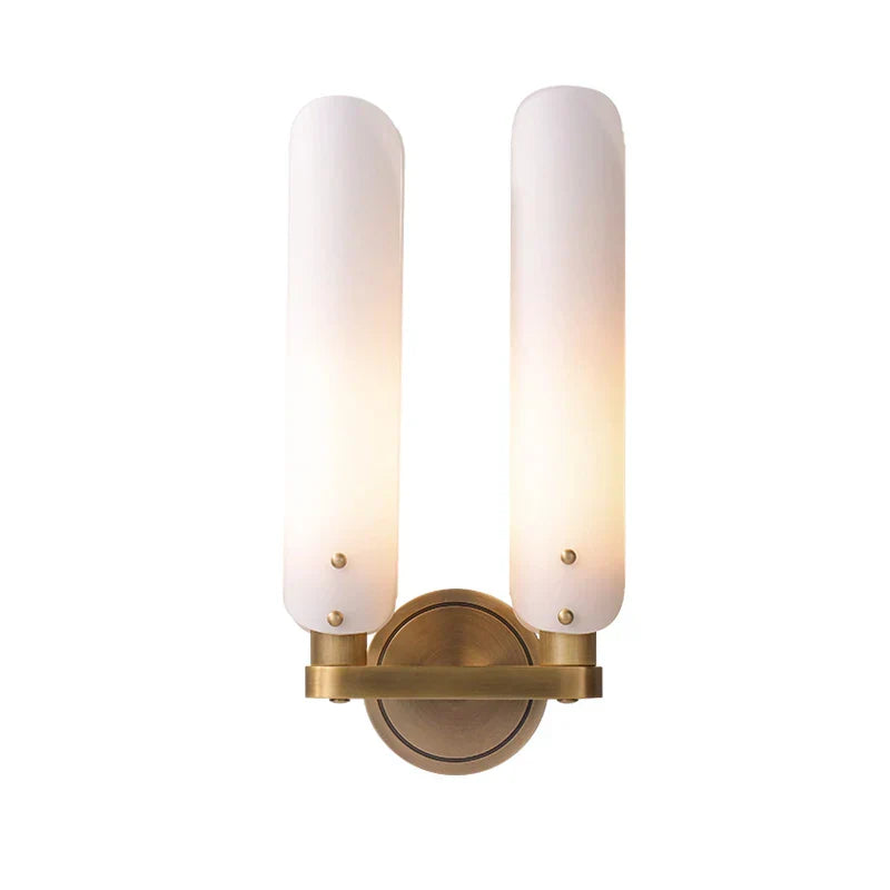 DecorBites™ LED Wall Sconce Copper Gold White Minimalist Art Deco Modern Light