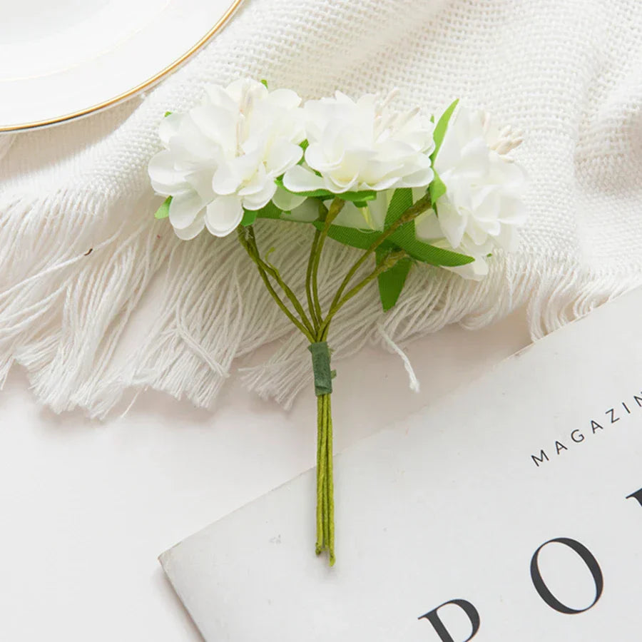 DecorBites™ Artificial Flower Stamen Bouquet for Wedding, DIY, Party Decor, Home, Scrapbooking