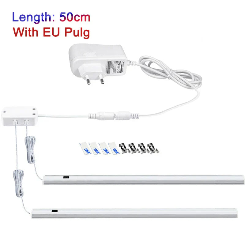 DecorBites™ LED Under Cabinet Light Hand Sweep Switch Sensor Lamp Night Lights