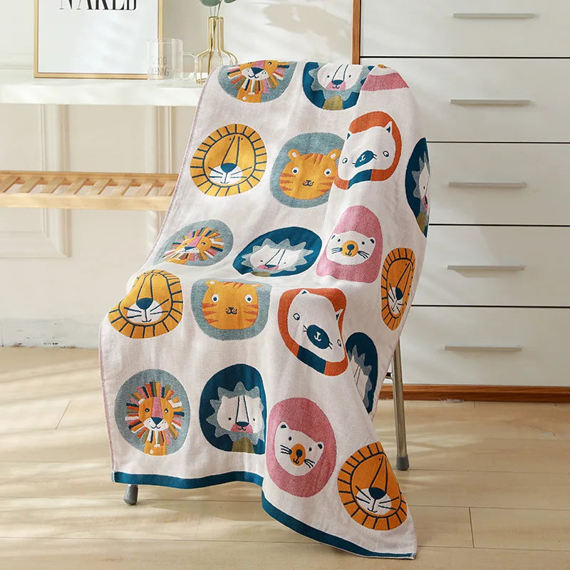DecorBites™ Cotton Gauze Bath Towel -different styles