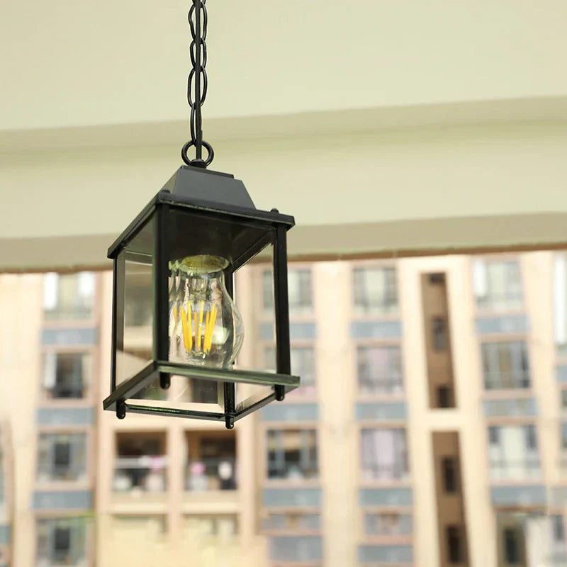 DecorBites™ Garden Pendant Lamp: Waterproof Hanging Lantern for Courtyard and Balcony