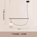 DecorBites™ Glass Ball Pendant Lights - Nordic Style Three-Head Magic Bean Lamps
