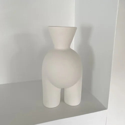 DecorBites™ Abstract Human Body Vase - Ceramic Half-length Home Decoration
