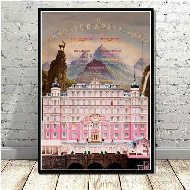 DecorBites™ Grand Budapest Hotel Minimalist Wall Poster for Stylish Home Decor