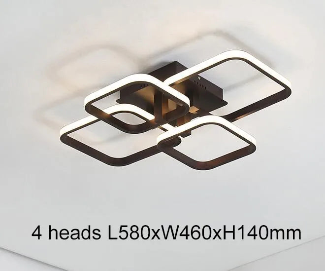 DecorBites™ Acrylic Ceiling Lights Modern Chandelier LED Lamps Dining Living Room Bedroom Decor