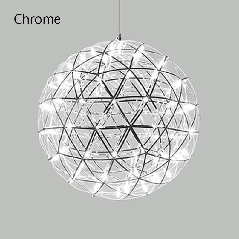 DecorBites™ مصابيح Gypsophila Sparkball المعلقة – تركيبات إضاءة داخلية لغرفة المعيشة والمقهى