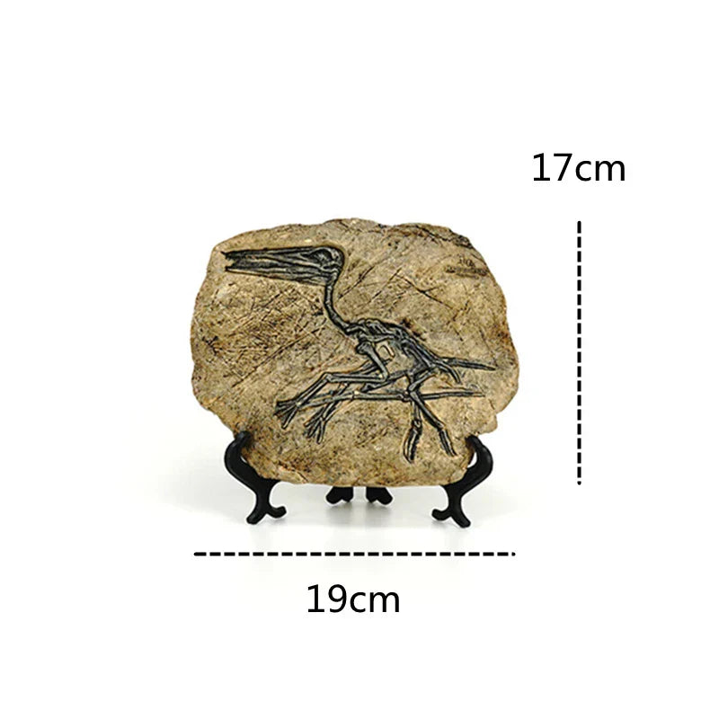 DecorBites™ Dinosaur Fossil Figurine: Retro Resin Animal Statue for Home Décor & Gifts
