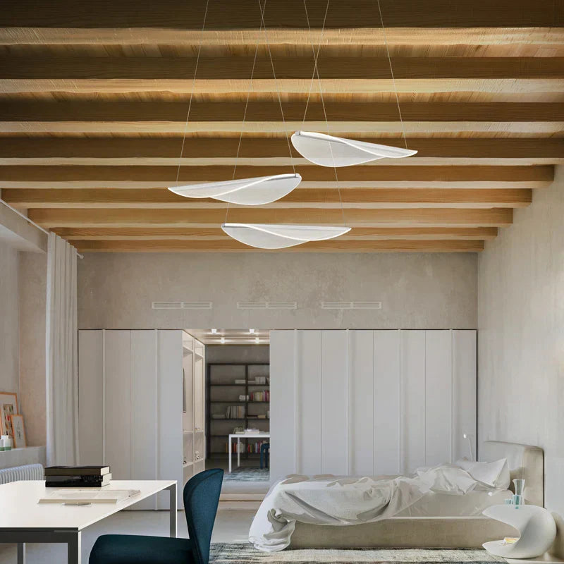 DecorBites™ Acrylic Leaf Pendant Lights for Living and Dining Room