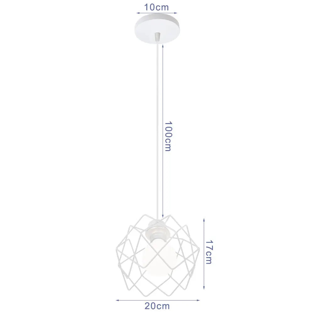مصابيح معلقة صناعية من DecorBites™: مصابيح LED عصرية معلقة لديكور المنزل وغرفة المعيشة والمطبخ