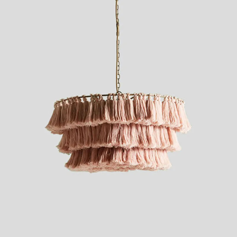 DecorBites™ Bohemian Chandelier Tassel Light Chain Pendant LED Suspension Light