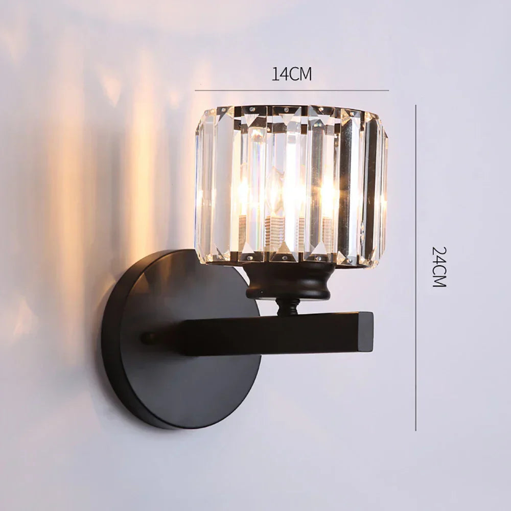 مصباح حائط LED كروي زجاجي من DecorBites™ للممر وغرفة النوم وديكور غرفة المعيشة
