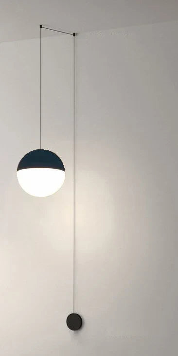 مصباح DecorBites™ المعلق الكروي الزجاجي، ثريا LED لجزيرة المطبخ