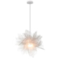 DecorBites™ Gauze Flower Chandeliers: Modern Nordic Mesh Pendant Light for Bedroom, Living, Children's Room