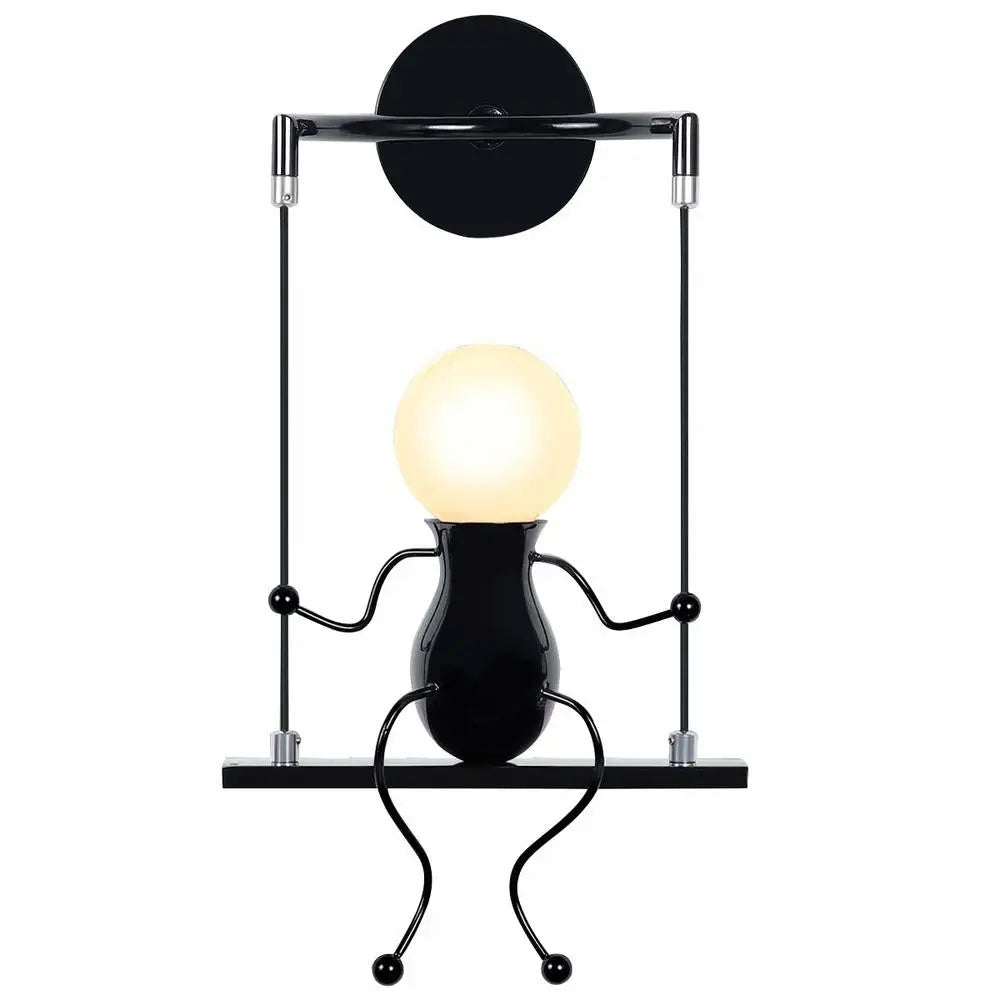 DecorBites™ Creative LED Wall Light Indoor Wall Sconce Modern Art Decor Iron E27