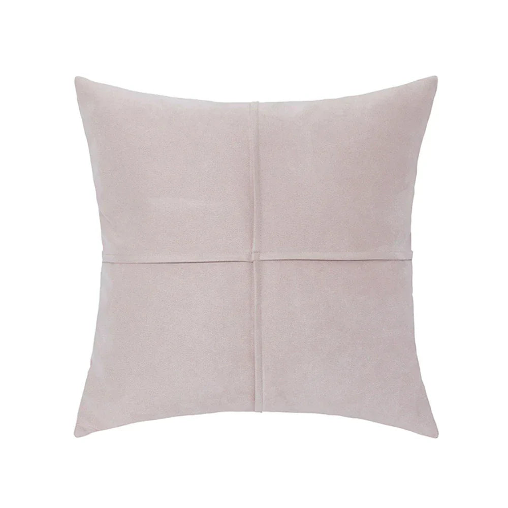 DecorBites™ Cross Faux Suede Throw Pillow Cover for Car Couch Sofa Bed Home Decor