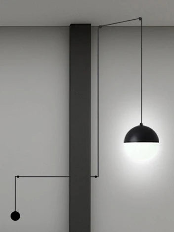 مصباح DecorBites™ المعلق الكروي الزجاجي، ثريا LED لجزيرة المطبخ