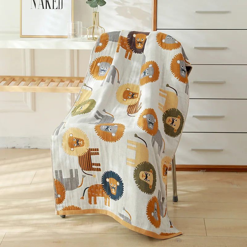 DecorBites™ Cotton Gauze Bath Towel -different styles