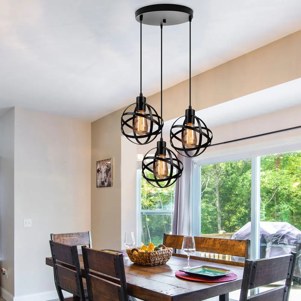 مصابيح تعليق صناعية من DecorBites™ - مصباح جزيرة مطبخ حديث، إضاءة معلقة للمقهى