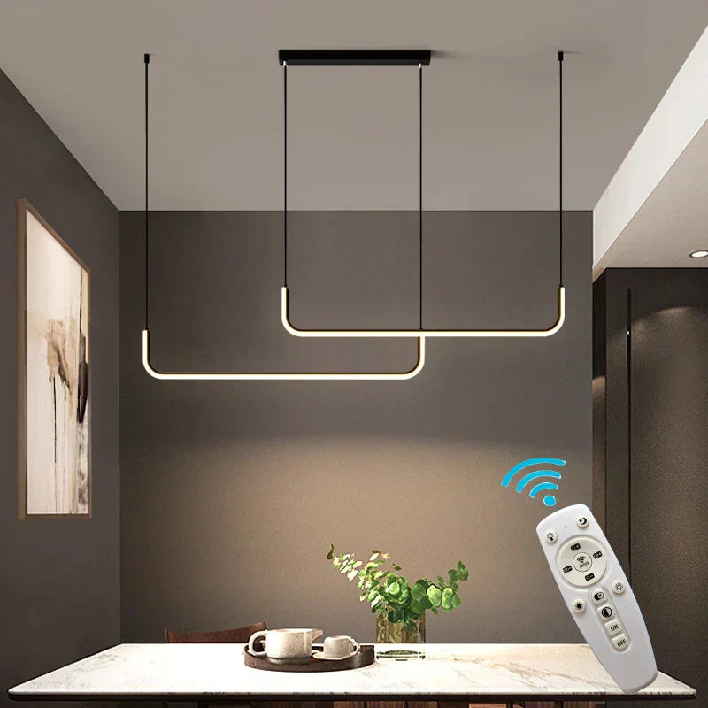 DecorBites™ Lustre de Plafond LED Dimmable pour Décoration Intérieure Moderne