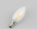 DecorBites™ Frosted E14 LED Candle Crystal Lamp Warm White Retro Filament Bulb