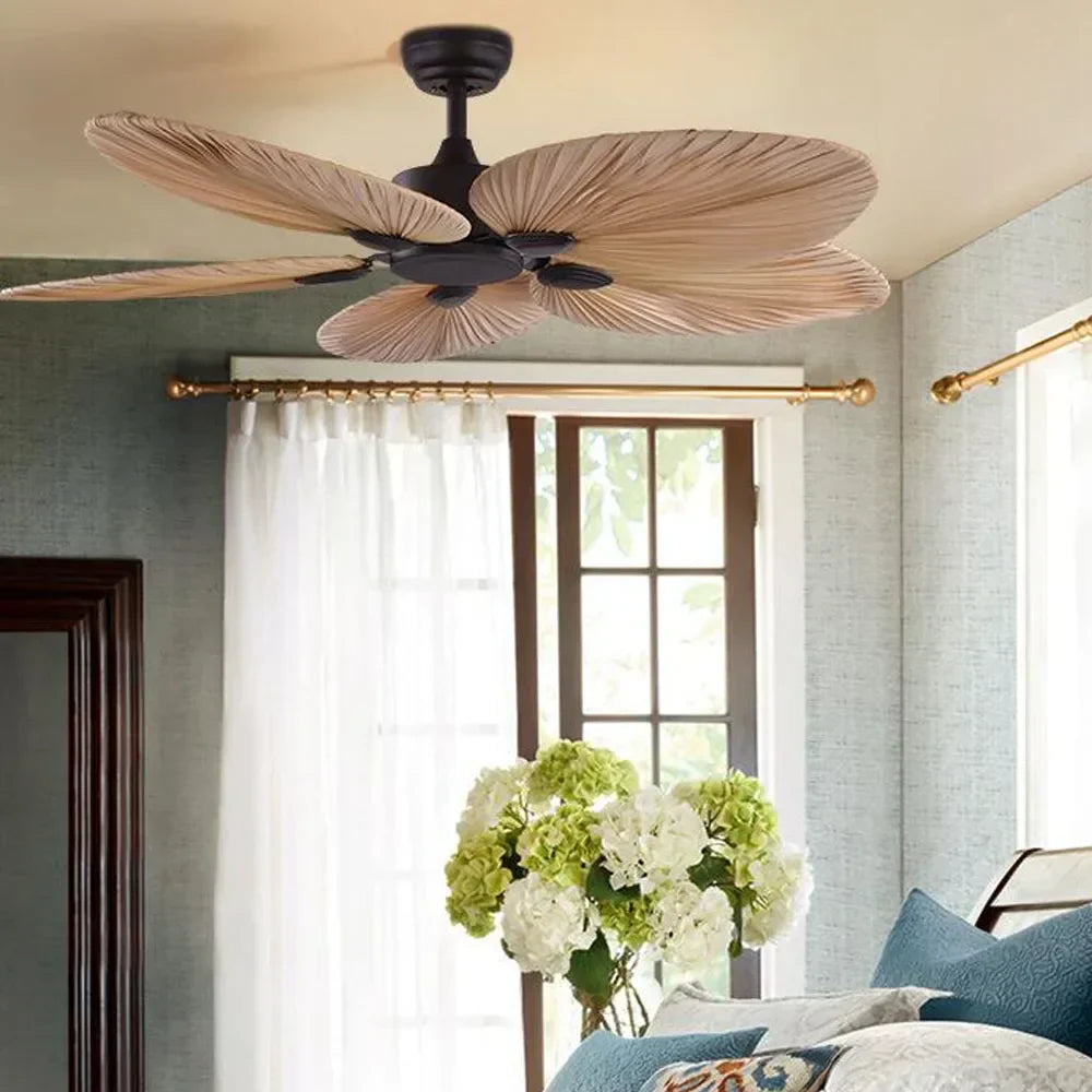 DecorBites™ 52 Inch LED Ceiling Fan Without Light Remote Control Reverse Function