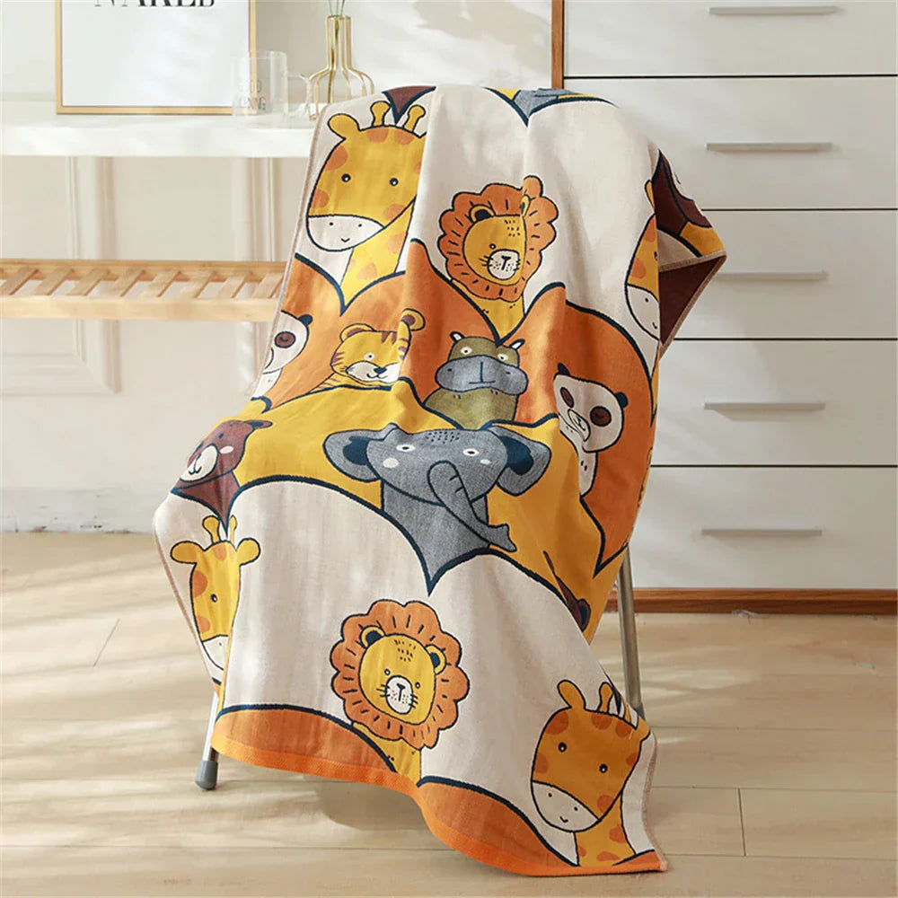 DecorBites™ Cotton Gauze Bath Towel -different styles